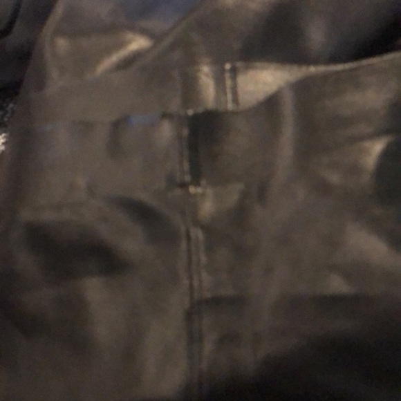 Hue Womens Sleek Effect High Waist Leggings size XL vegan leather-look. - Picture 9 of 9